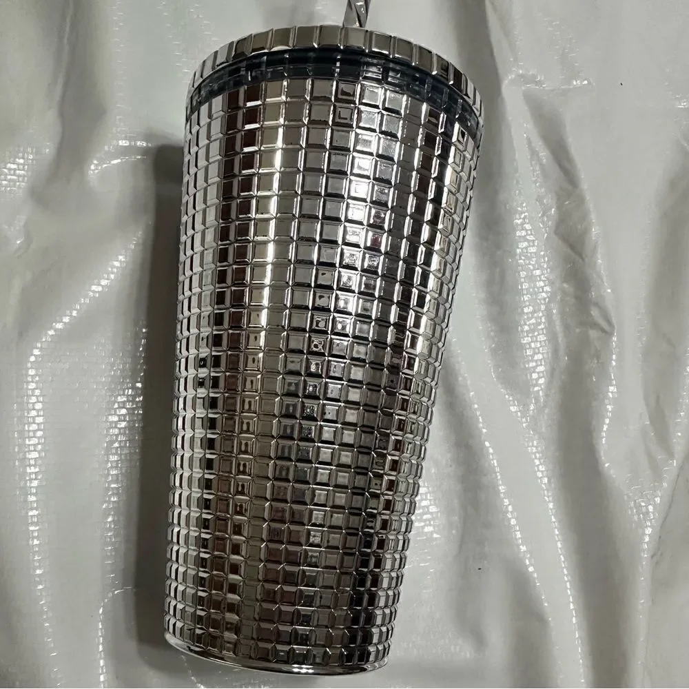 Starbucks 2020 Ltd Edition Silver Disco Ball 16oz Tumbler